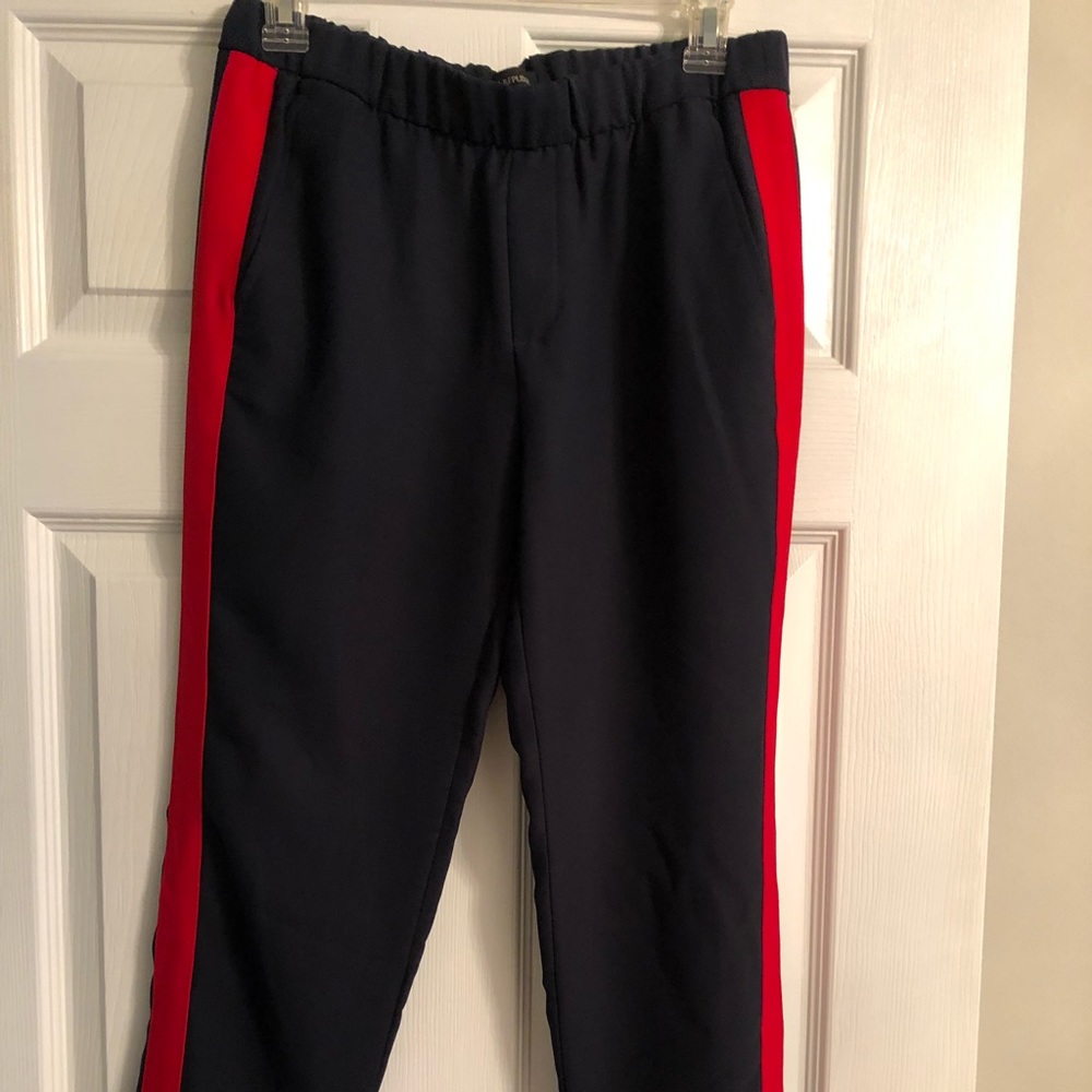 Banana Republic Navy Pant with Side Red Stripe Size XS